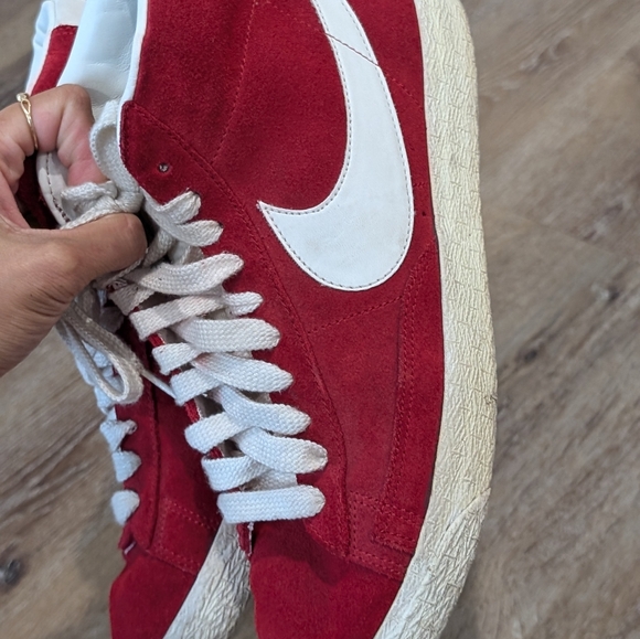 Nike Blazer High Suede Varsity Red Trainers Mens Size 8.5 (344344-611) Pre-Owned main image 11